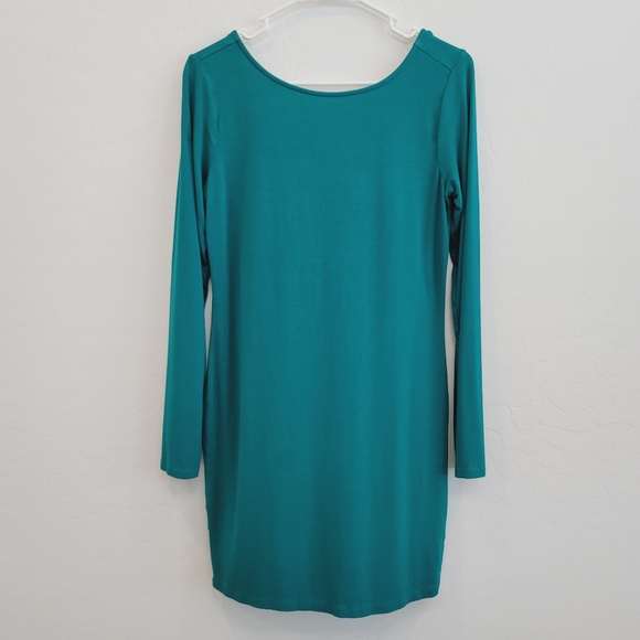 💕 Forever 21 Emerald Green Bodycon Dress Size Large - Picture 11 of 11